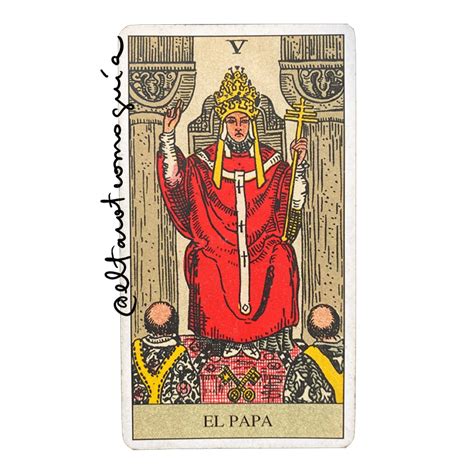 el papa tarot|El Papa o Hierofante en el tarot